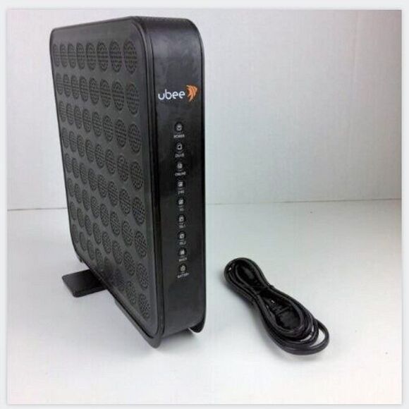 Ubee DVW32CB Telephone Modem Advanced Wireless Voice Gateway w/pwr cord*Tested - Picture 1 of 5